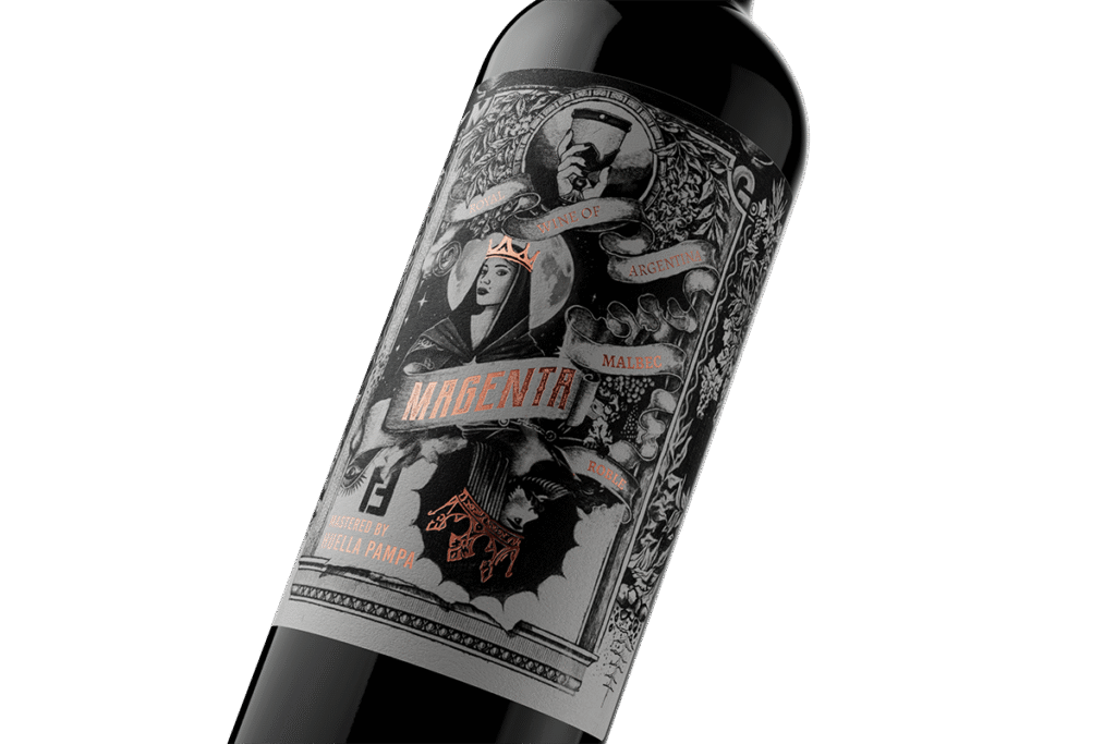 Plano corto malbec magenta